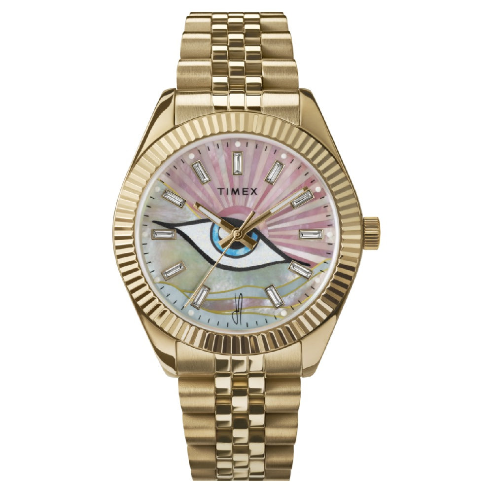 Timex Jacquie Aiche Multicolor Round Quartz Women Watch Watch Timex