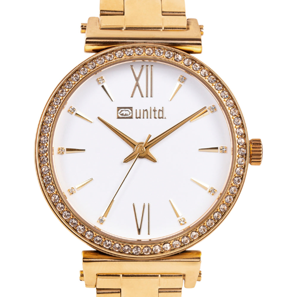 Unltd. By Timex Group Silver Round Dial Quartz Analog Women Watch