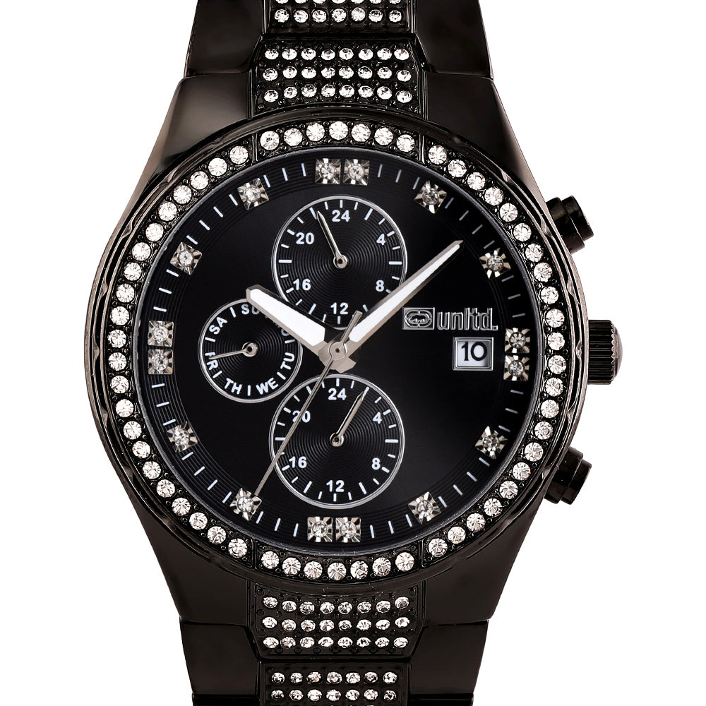 Unltd. By Timex Group Black Round Dial Quartz Analog Men Watch Watch Unltd.