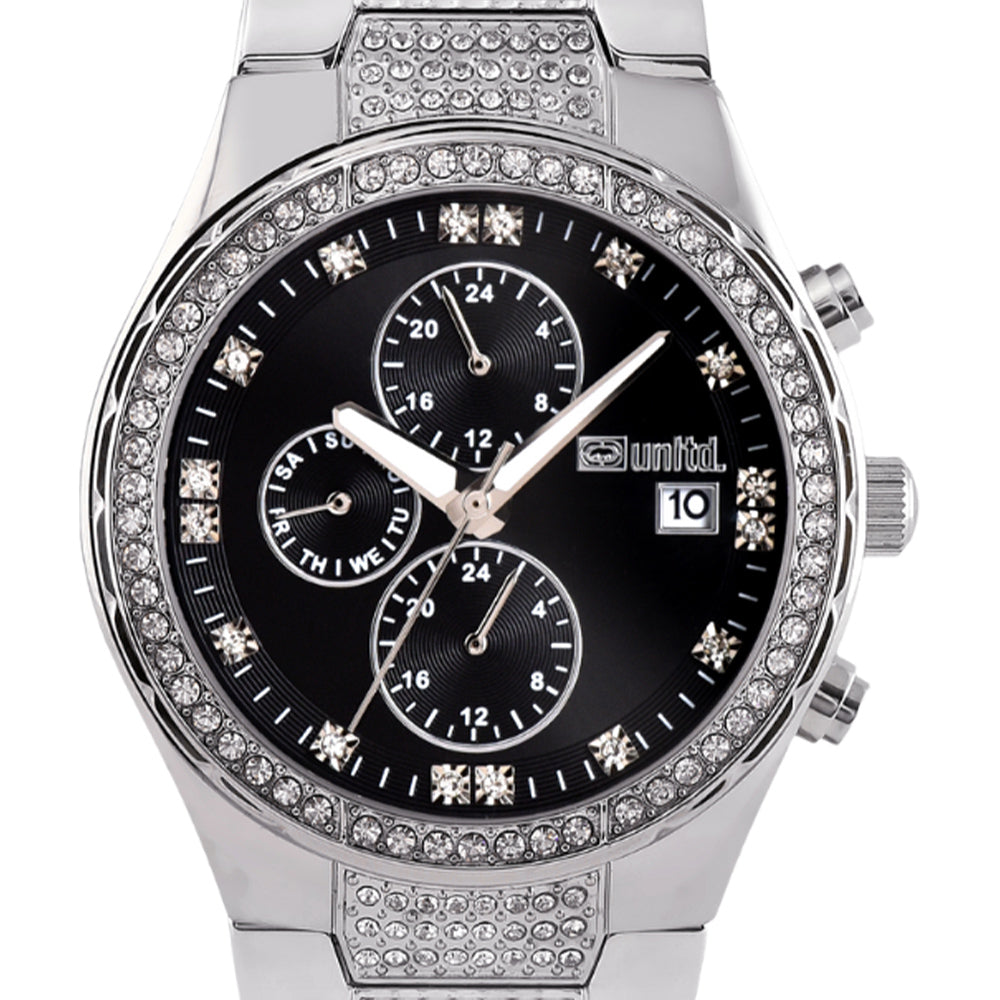 Unltd. By Timex Group Black Round Dial Quartz Analog Men Watch Watch Unltd.