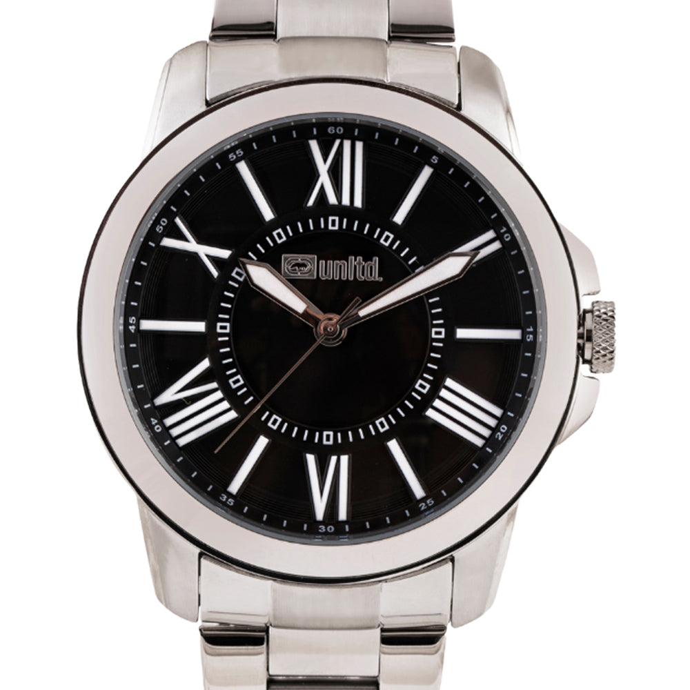 Unltd. By Timex Group Black Round Dial Quartz Analog Men Watch