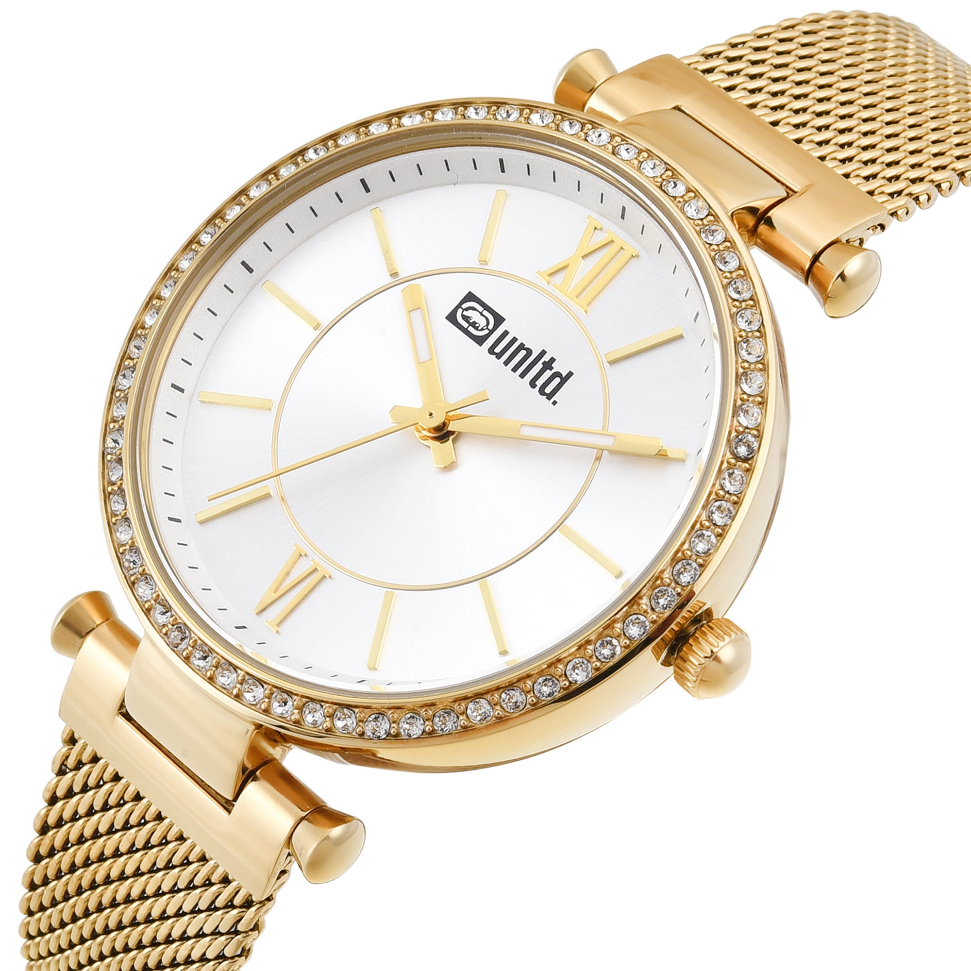 Unltd. By Timex Group Silver Round Dial Quartz Analog Women Watch Watch Unltd.