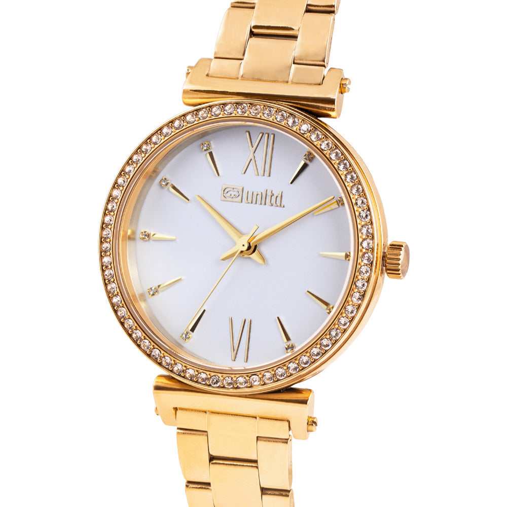 Unltd. By Timex Group Silver Round Dial Quartz Analog Women Watch