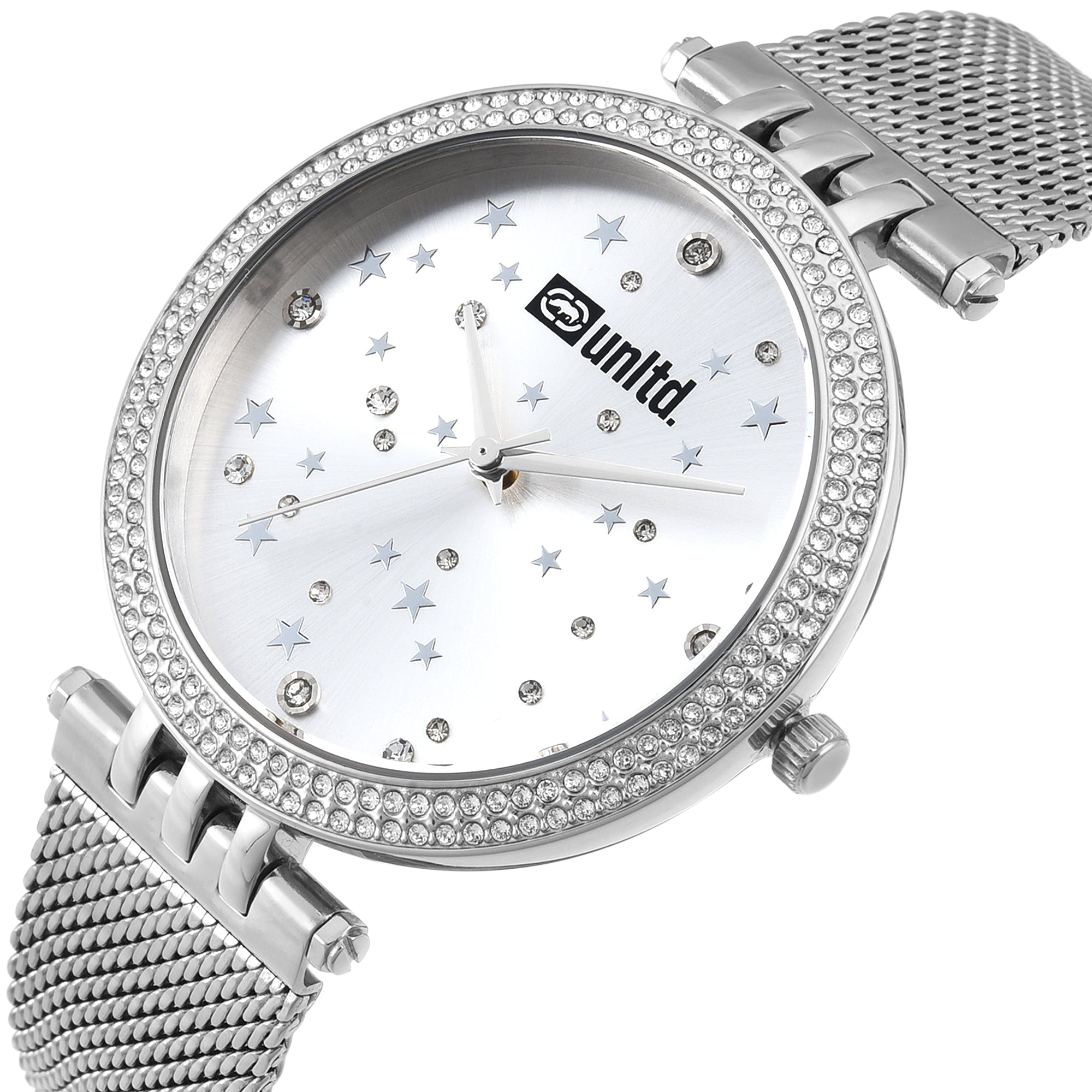 Unltd. By Timex Group Silver Round Dial Quartz Analog Women Watch