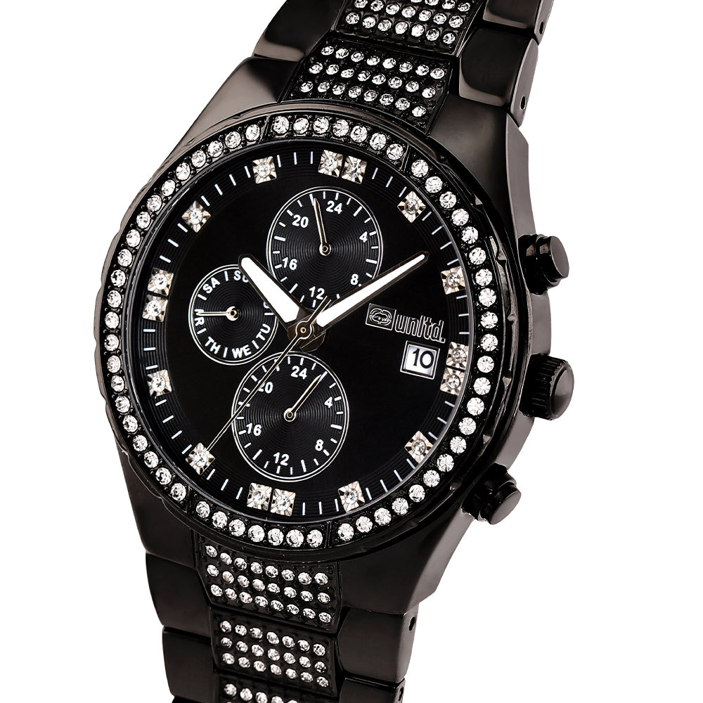 Unltd. By Timex Group Black Round Dial Quartz Analog Men Watch