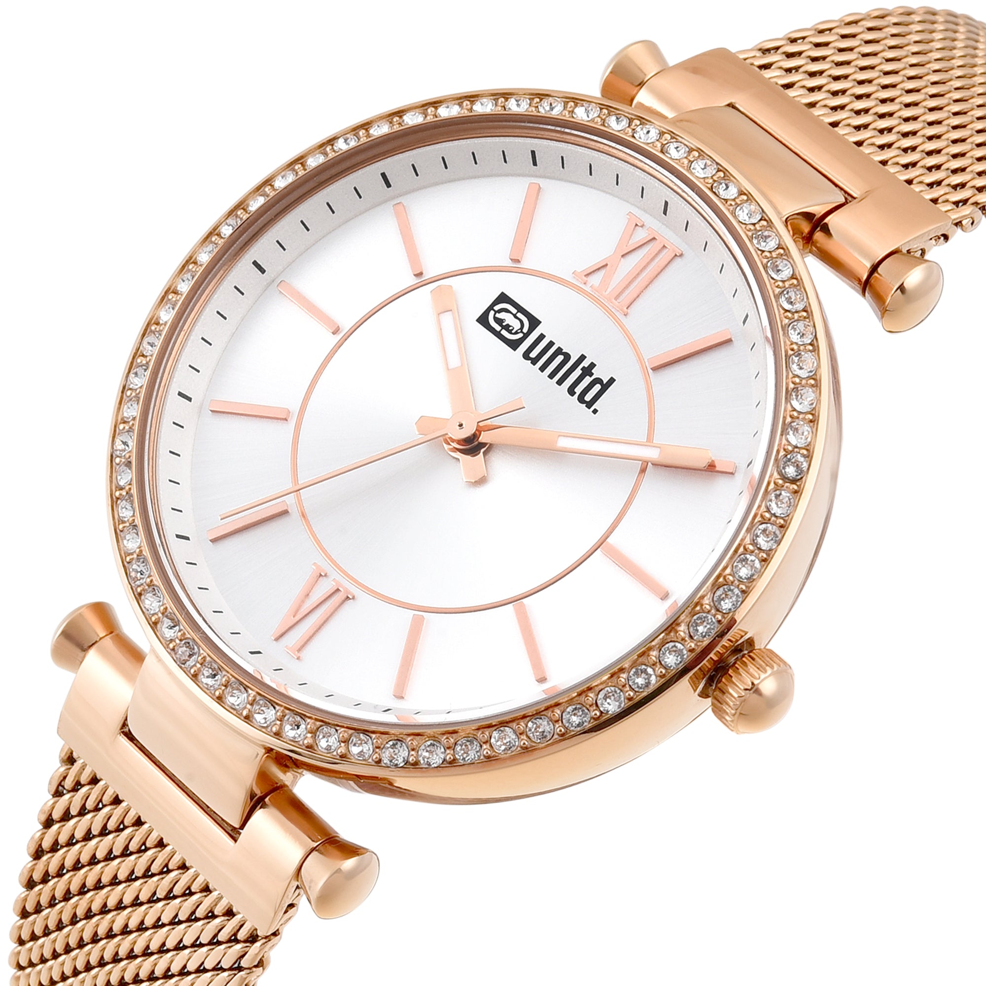 Unltd. By Timex Group Silver Round Dial Quartz Analog Women Watch Watch Unltd.