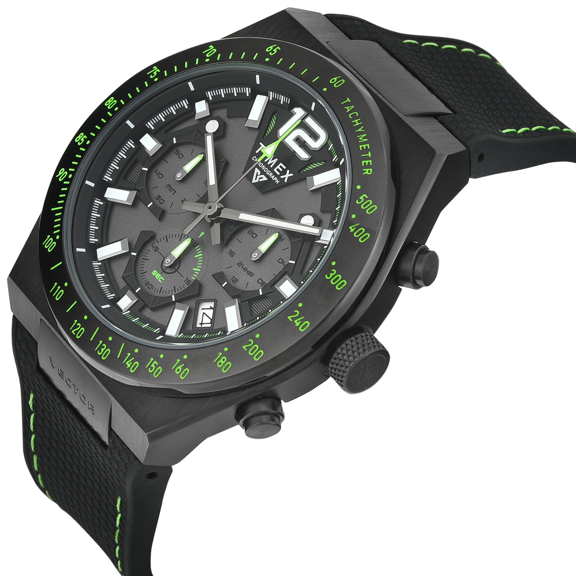 Timex Vector Round 21mm Black Dial Analog Men Watch - TWEG30800