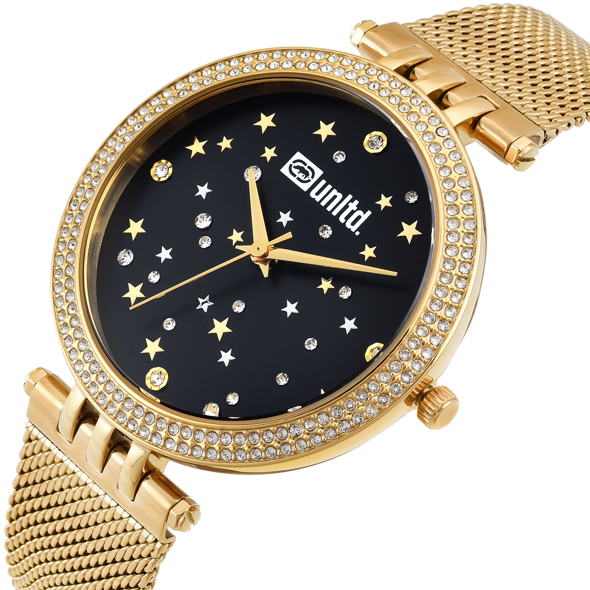 Unltd. By Timex Group Black Round Dial Quartz Analog Women Watch Watch Unltd.