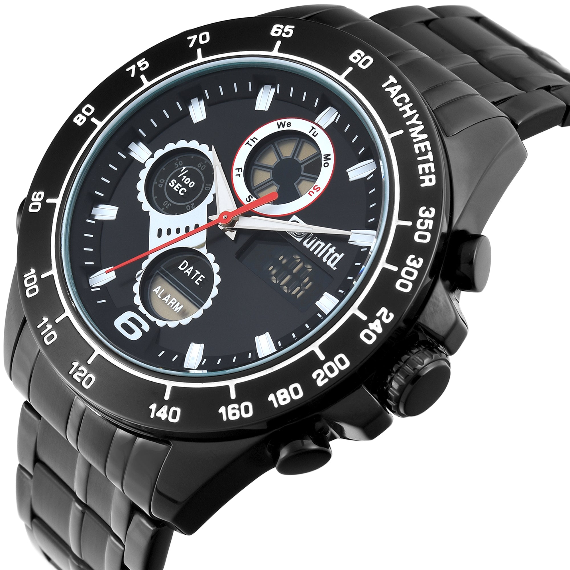 Unltd. By Timex Group Black Round Dial Quartz Ana-Digi Men Watch Watch Unltd.