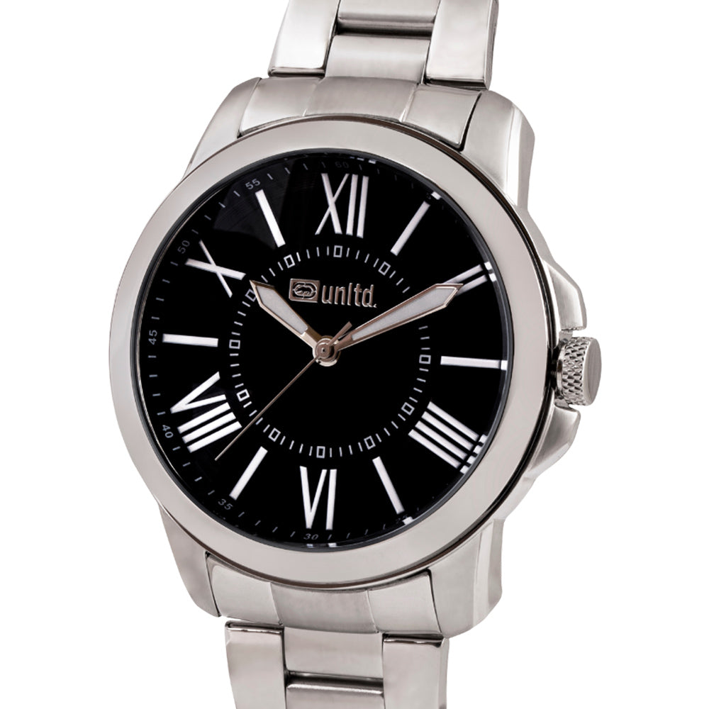 Unltd. By Timex Group Black Round Dial Quartz Analog Men Watch