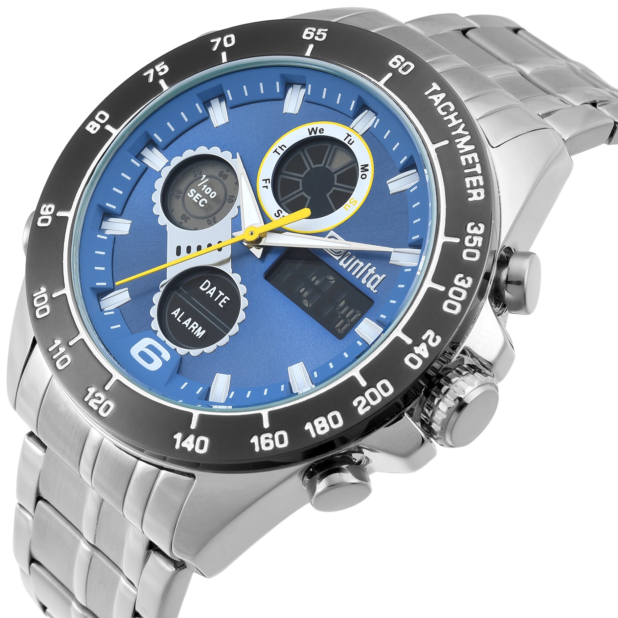 Unltd. By Timex Group Blue Round Dial Quartz Ana-Digi Men Watch