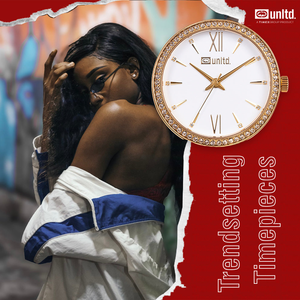 Unltd. By Timex Group Silver Round Dial Quartz Analog Women Watch Watch Unltd.
