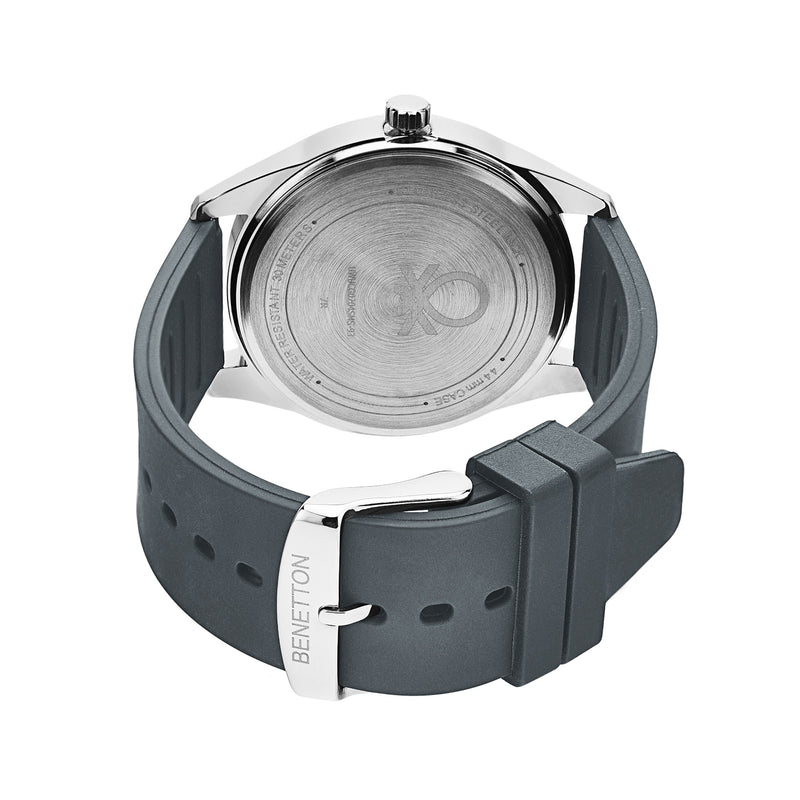 United Colors Of Benetton White Round Dial Quartz Analog Men Watch Watch United Colors Of Benetton