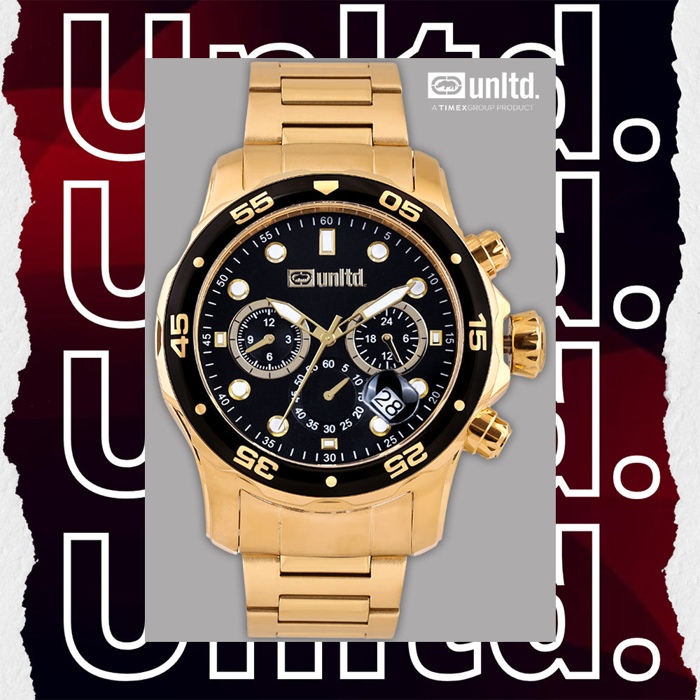 Unltd. By Timex Group Black Round Dial Quartz Analog Women Watch Watch Unltd.