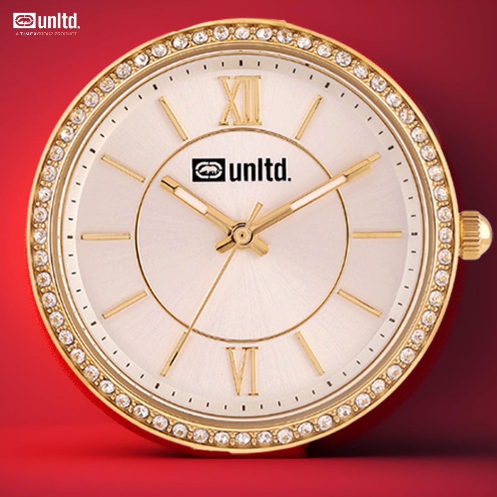 Unltd. By Timex Group Silver Round Dial Quartz Analog Women Watch