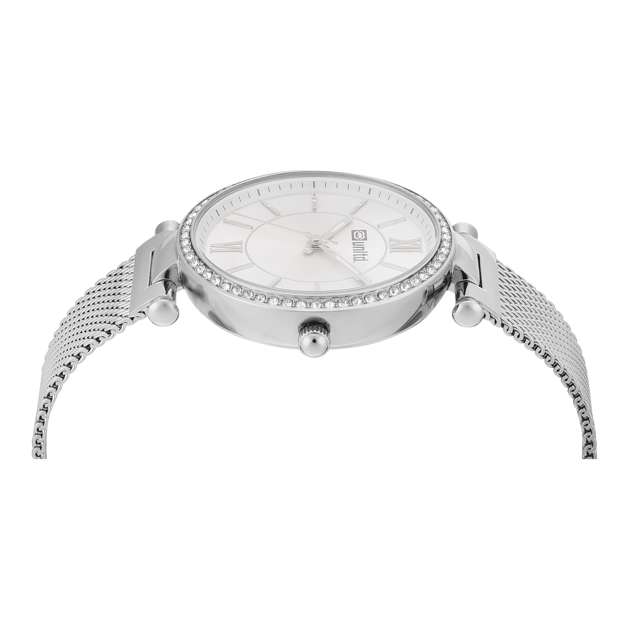 Unltd. By Timex Group Silver Round Dial Quartz Analog Women Watch