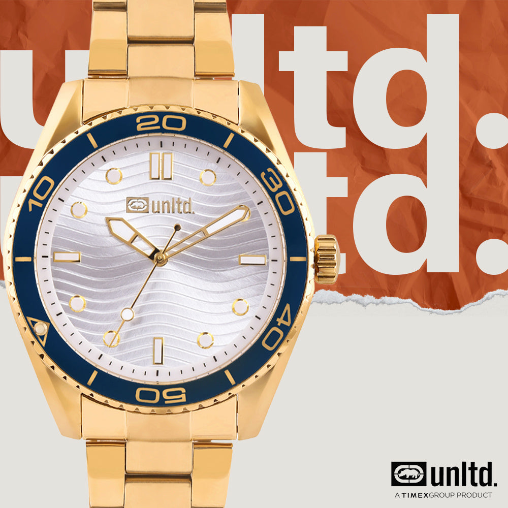 Unltd. By Timex Group White Round Dial Quartz Analog Men Watch Watch Unltd.