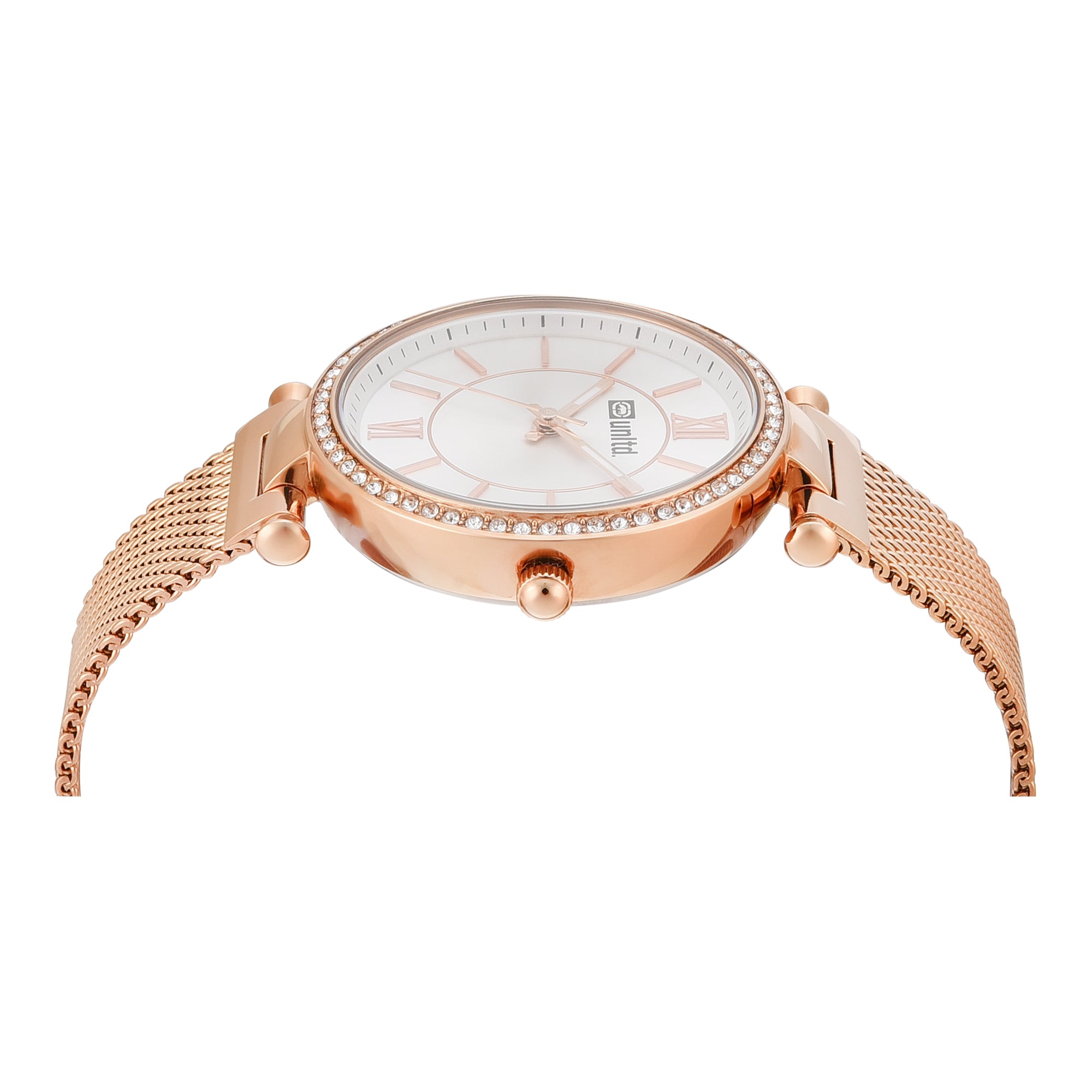 Unltd. By Timex Group Silver Round Dial Quartz Analog Women Watch Watch Unltd.