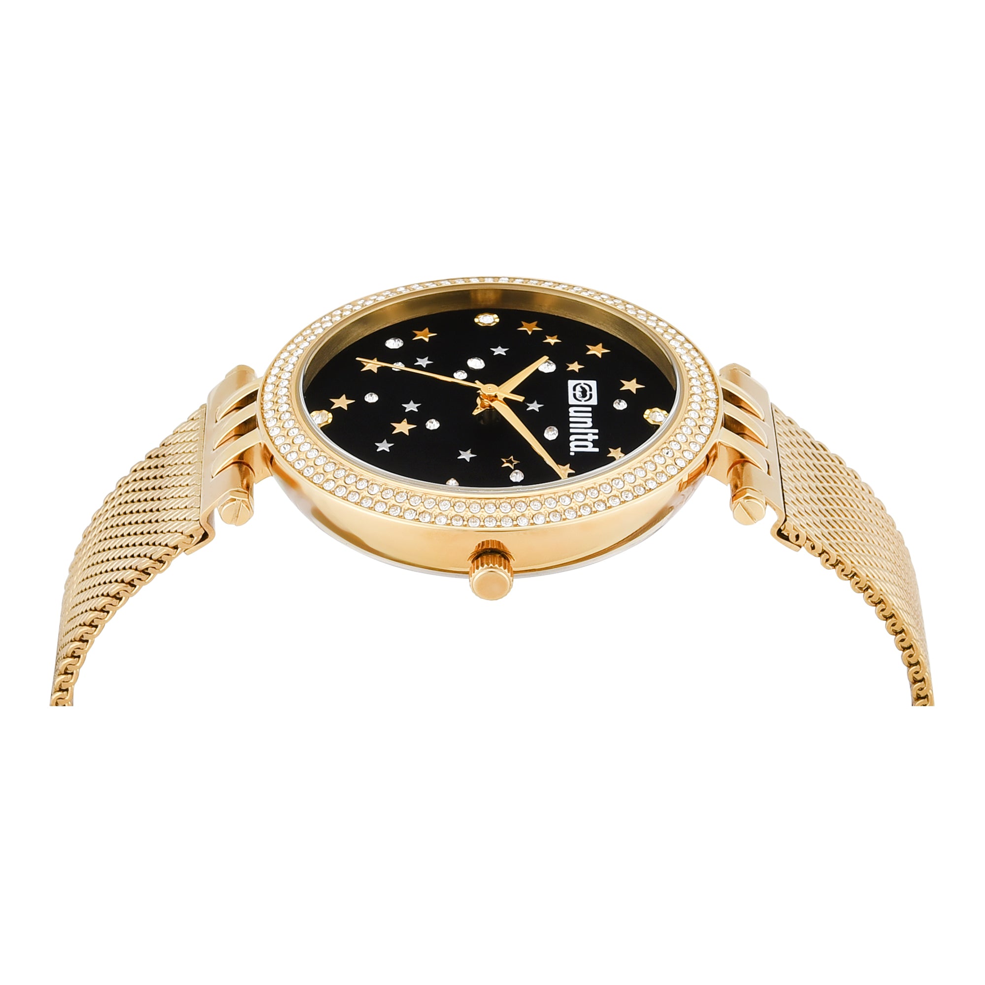 Unltd. By Timex Group Black Round Dial Quartz Analog Women Watch