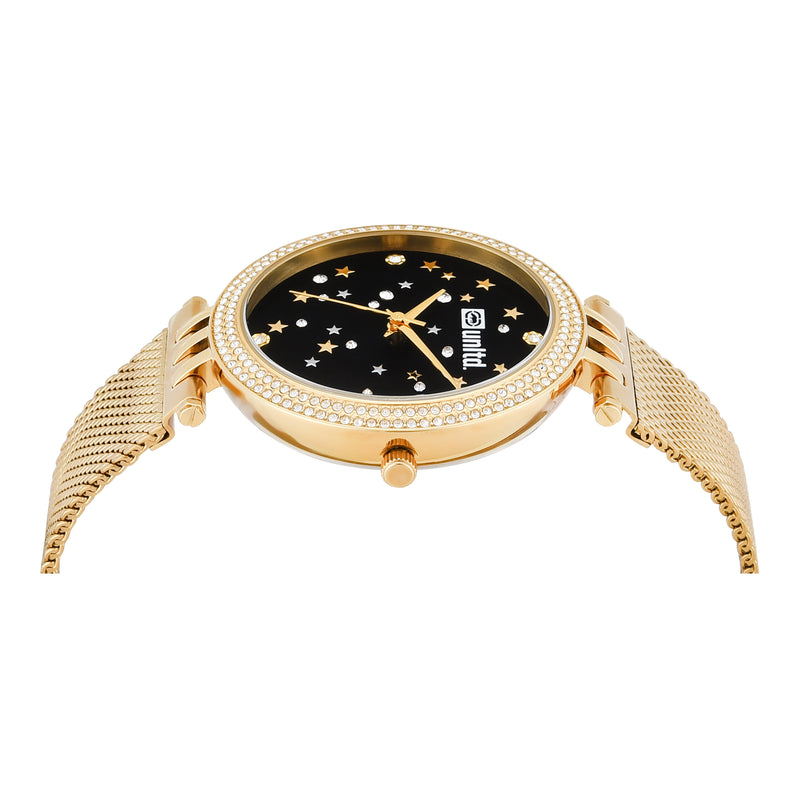 Unltd. By Timex Group Black Round Dial Quartz Analog Women Watch Watch Unltd.
