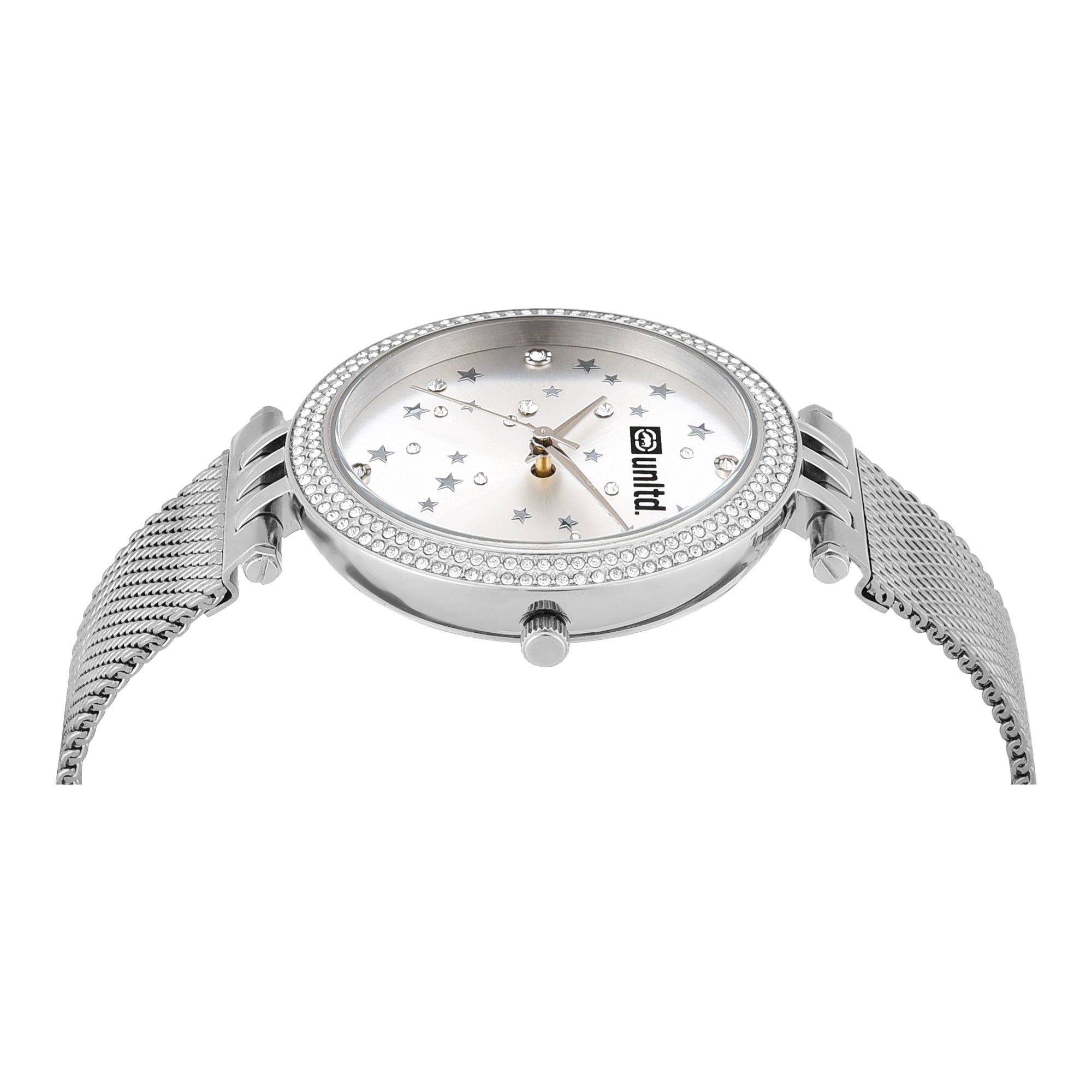 Unltd. By Timex Group Silver Round Dial Quartz Analog Women Watch