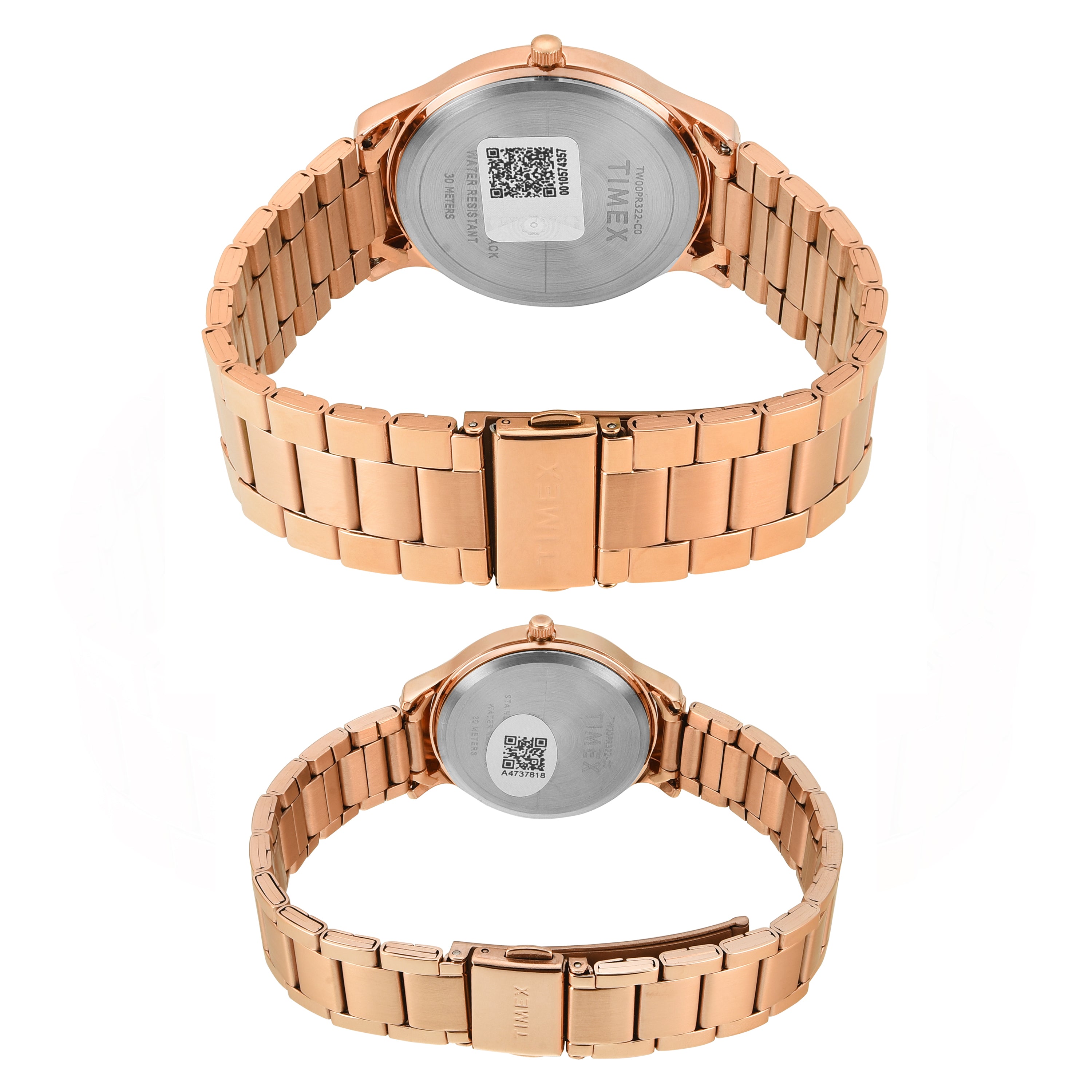 Timex Blue Round Dial Quartz Analog Pairs Watch TW00PR322 At