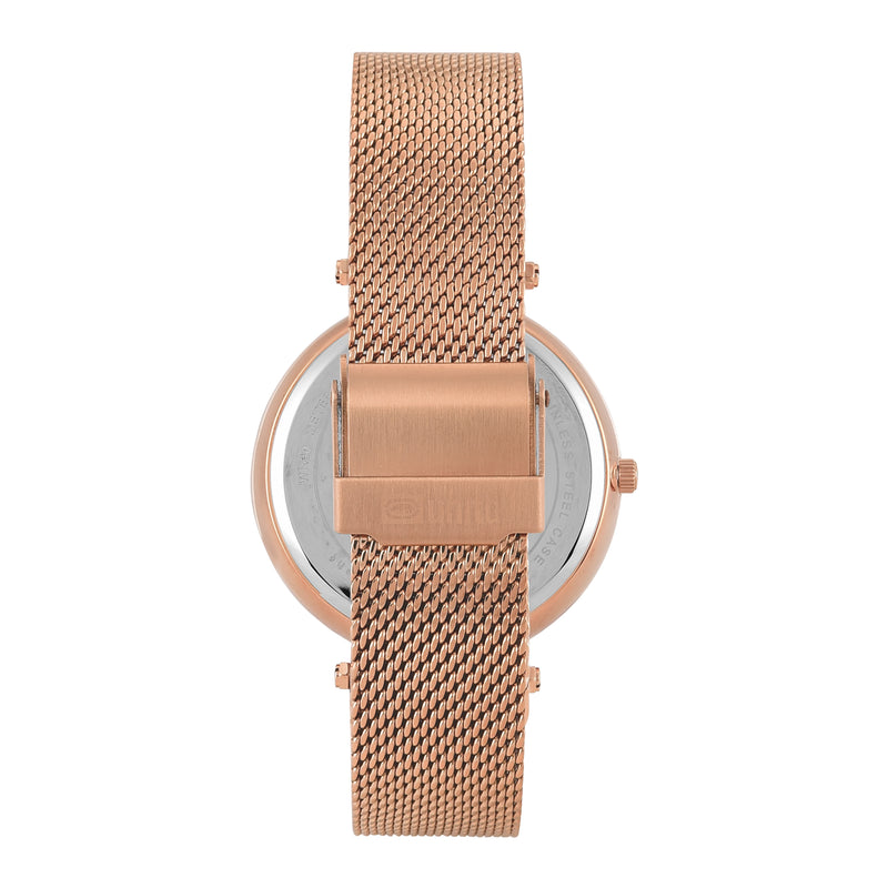 Unltd. By Timex Group Blue Round Dial Quartz Analog Women Watch Watch Unltd.