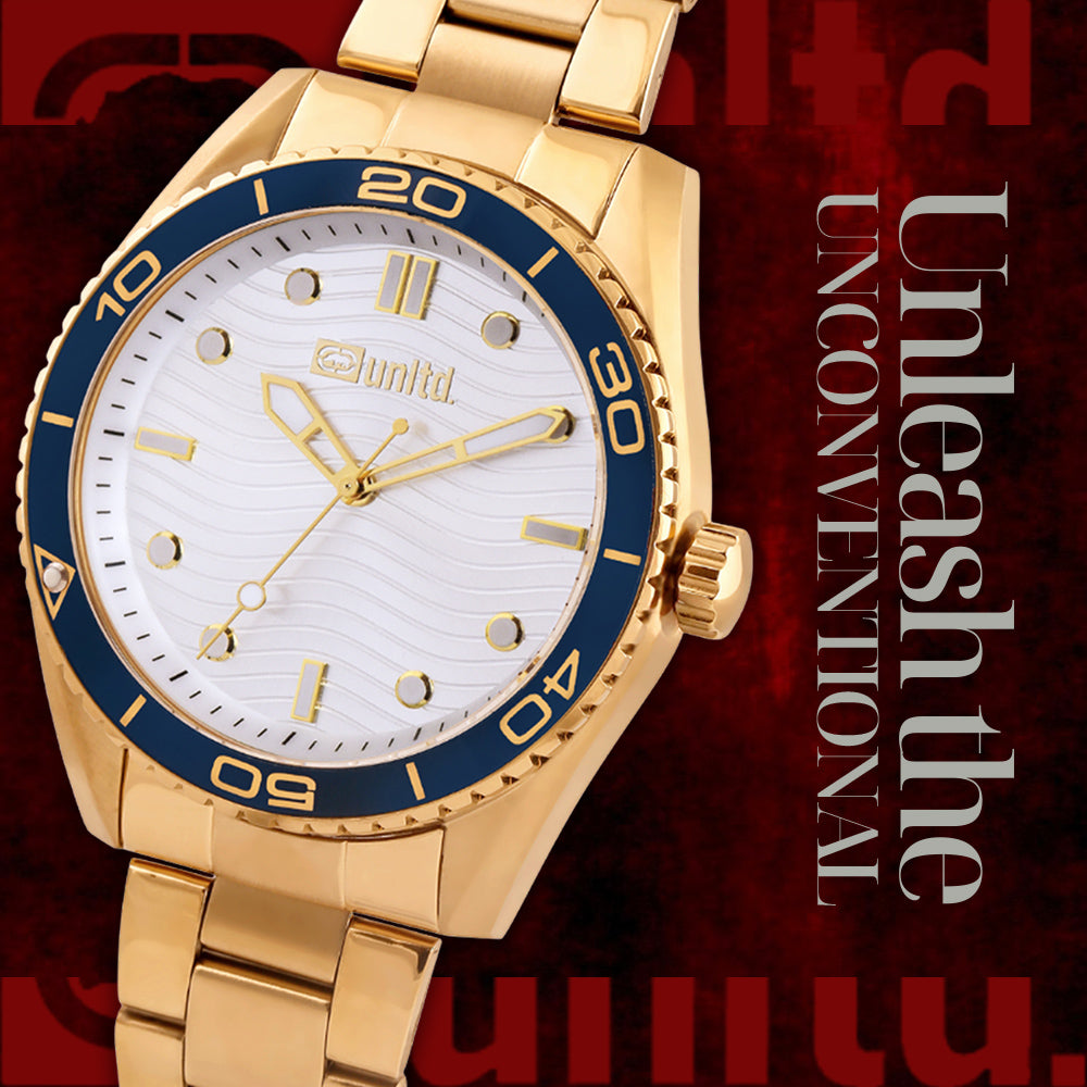 Unltd. By Timex Group White Round Dial Quartz Analog Men Watch