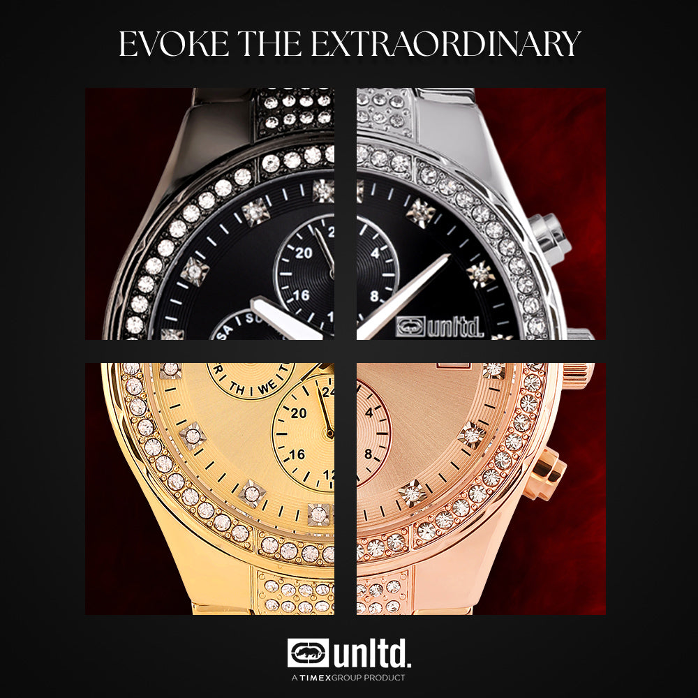 Unltd. By Timex Group Black Round Dial Quartz Analog Men Watch Watch Unltd.