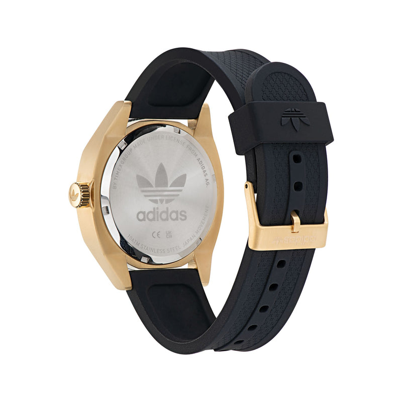 Adidas Originals Gold Round Dial Quartz Analog Unisex Watch Watch Adidas Originals