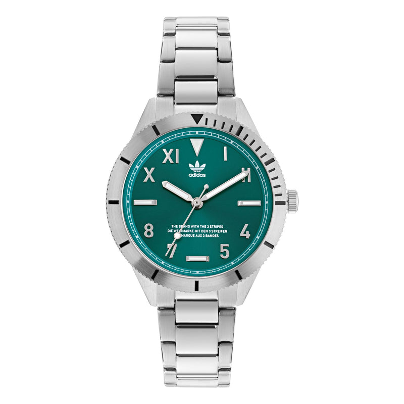 Adidas Originals Green Round Dial Quartz Analog Unisex Watch Watch Adidas Originals
