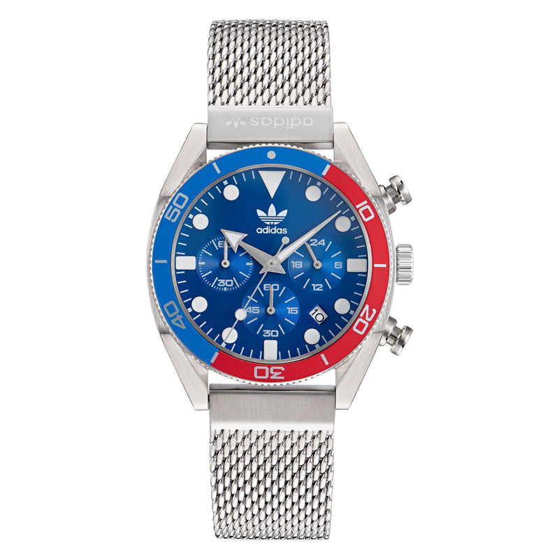 Adidas Originals Blue Round Dial Quartz Analog Unisex Watch Watch Adidas Originals