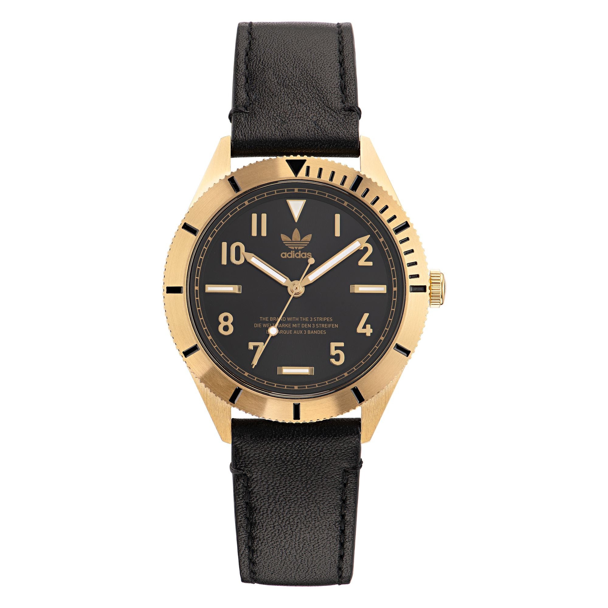 Adidas Originals Gold Round Dial Quartz Analog Unisex Watch Watch Adidas Originals