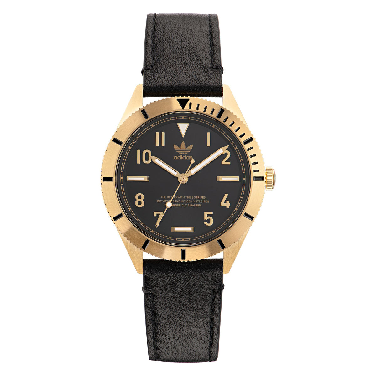 Adidas Originals Gold Round Dial Quartz Analog Unisex Watch