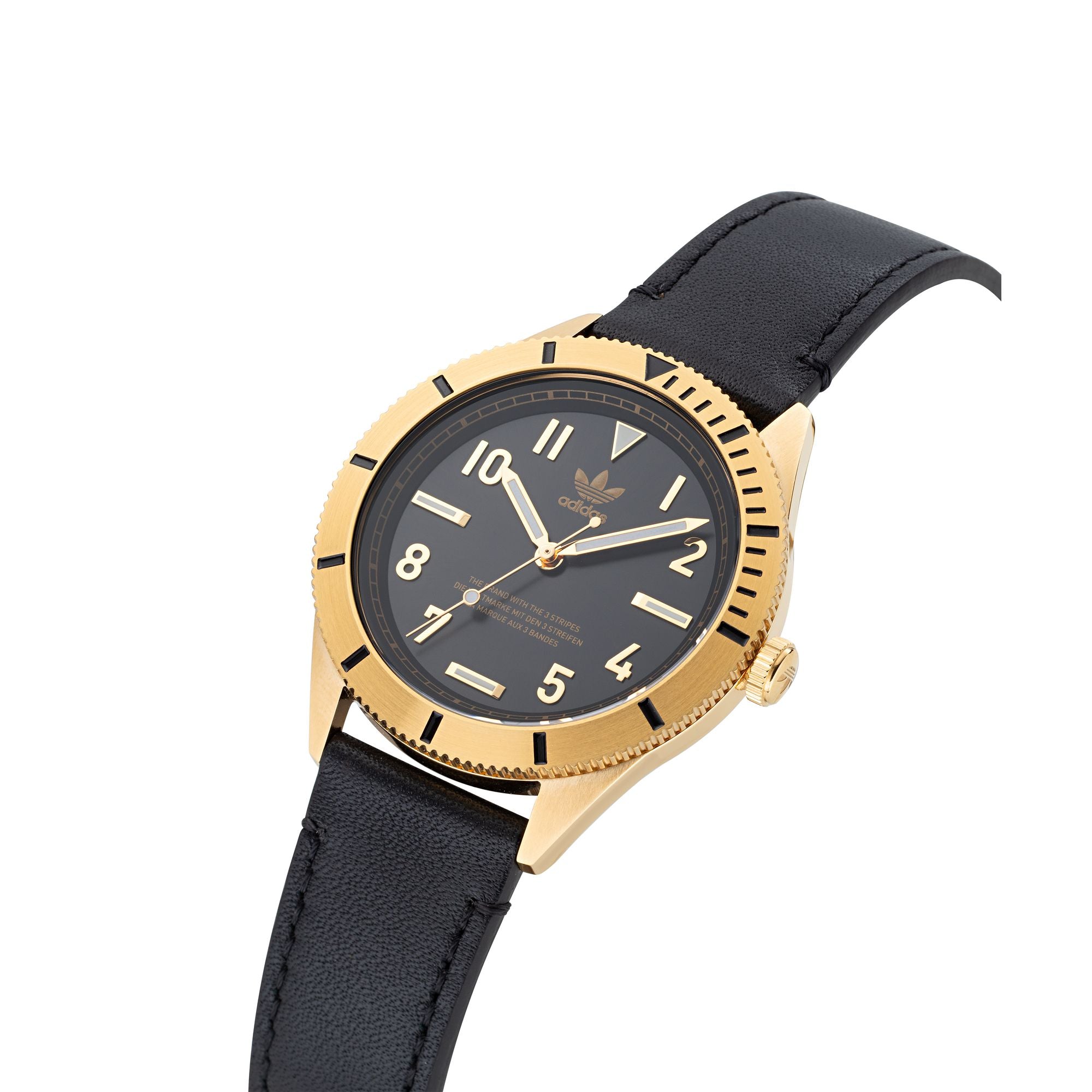 Adidas Originals Gold Round Dial Quartz Analog Unisex Watch Watch Adidas Originals
