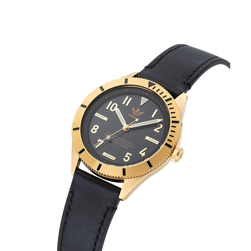 Adidas Originals Gold Round Dial Quartz Analog Unisex Watch Watch Adidas Originals