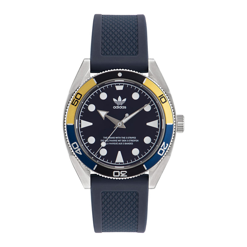 Adidas Originals Blue Round Dial Quartz Analog Unisex Watch Watch Adidas Originals