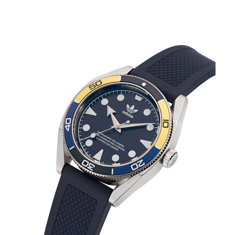Adidas Originals Blue Round Dial Quartz Analog Unisex Watch Watch Adidas Originals