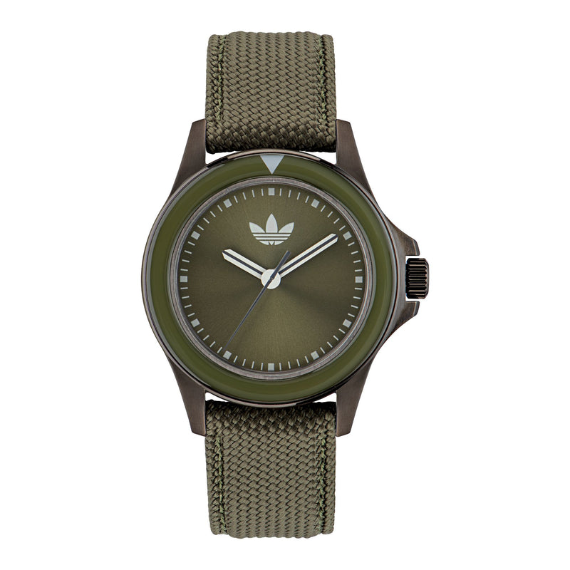 Adidas Originals Green Round Dial Quartz Analog Unisex Watch Watch Adidas Originals