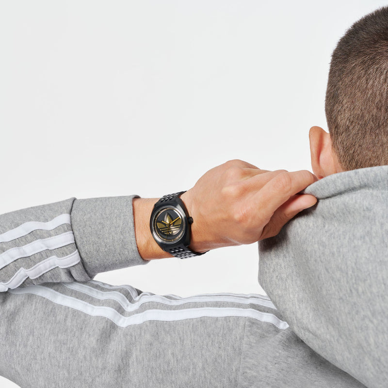 Adidas Originals Black Round Dial Quartz Analog Unisex Watch Watch Adidas Originals