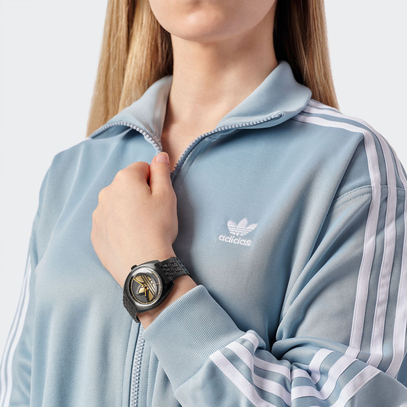 Adidas Originals Black Round Dial Quartz Analog Unisex Watch Watch Adidas Originals