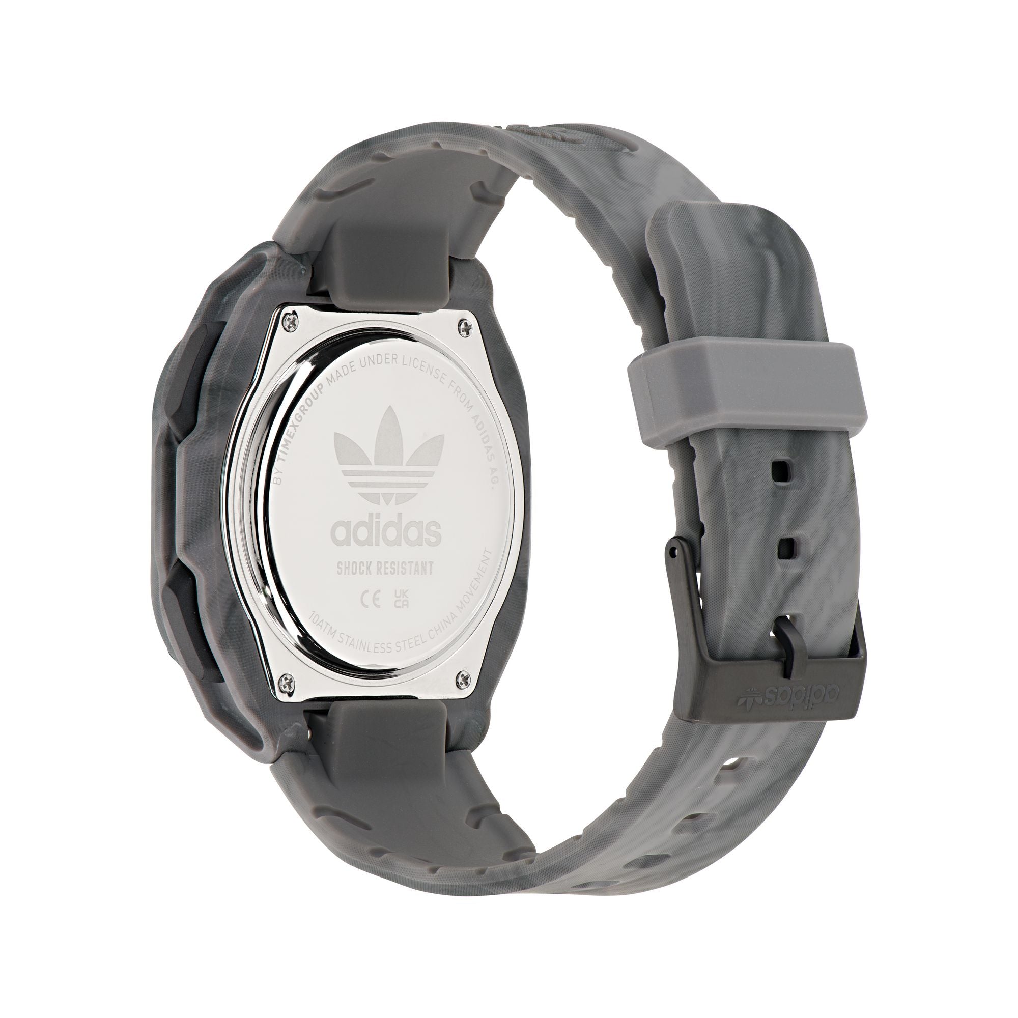 Adidas Originals Black Octogonal Dial Quartz Digital Unisex