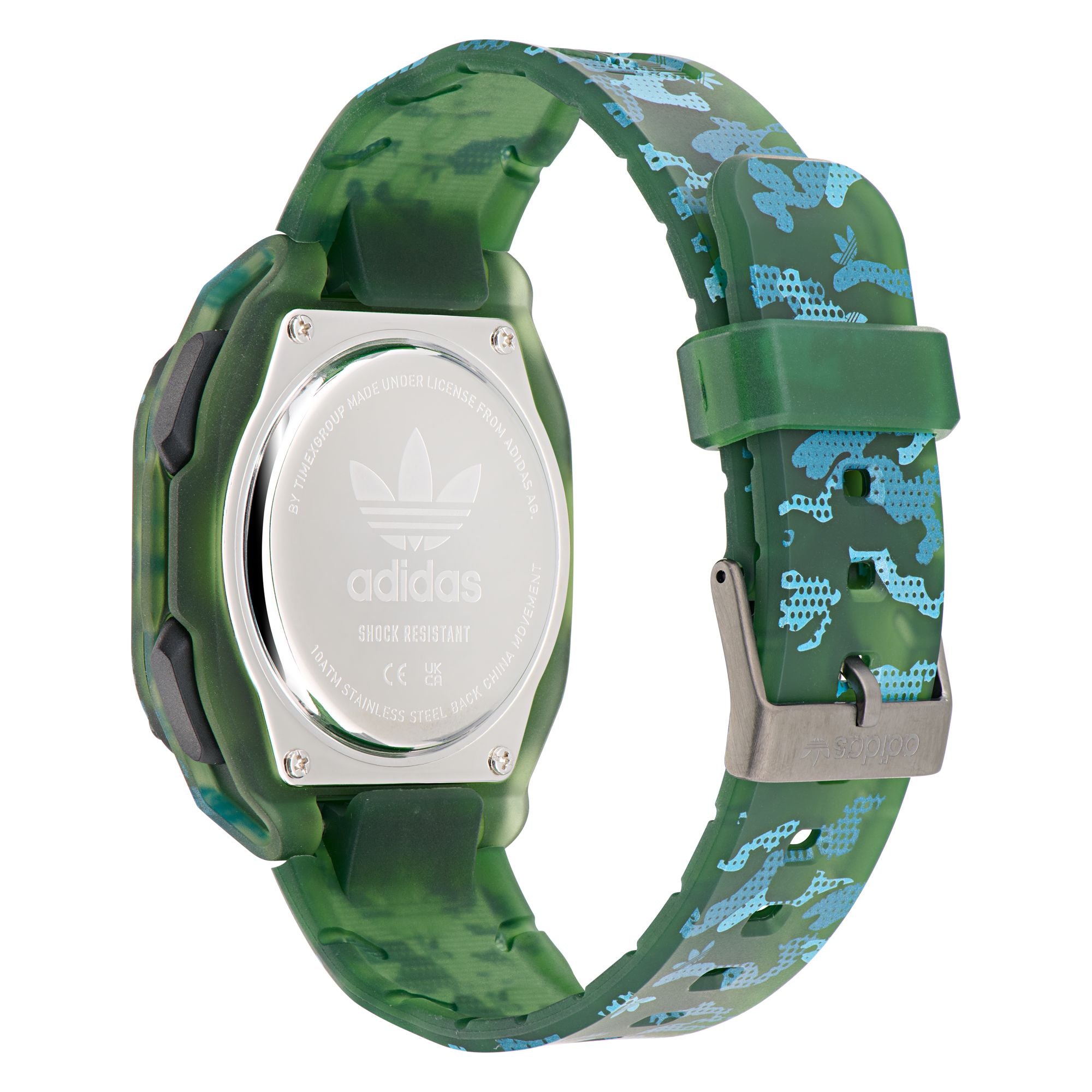 Adidas Originals Black Octogonal Dial Quartz Ana-Digi Unisex Watch