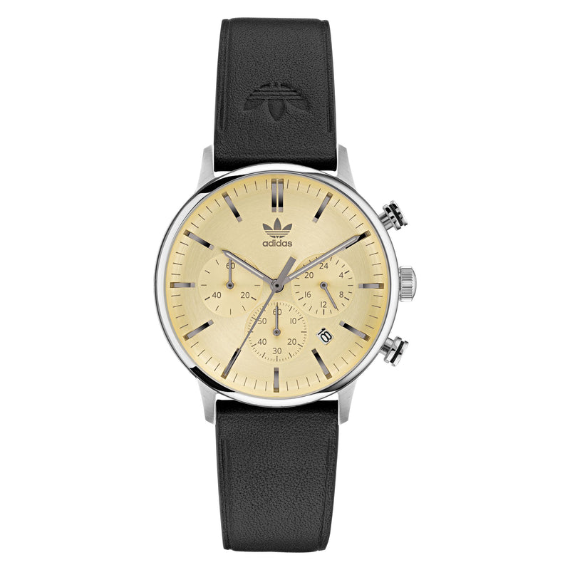 Adidas Originals Gold Round Dial Quartz Analog Unisex Watch Watch Adidas Originals