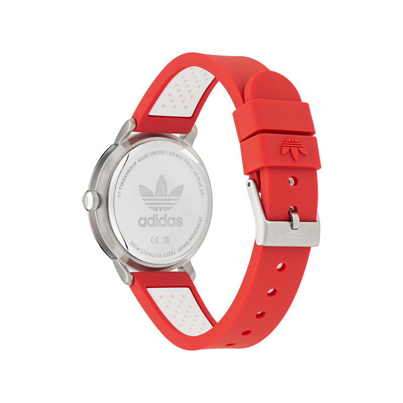 Adidas Originals White Round Dial Quartz Analog Unisex Watch Watch Adidas Originals