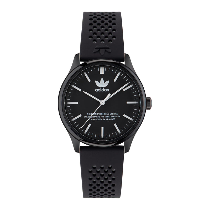 Adidas Originals Black Round Dial Quartz Analog Unisex Watch Watch Adidas Originals