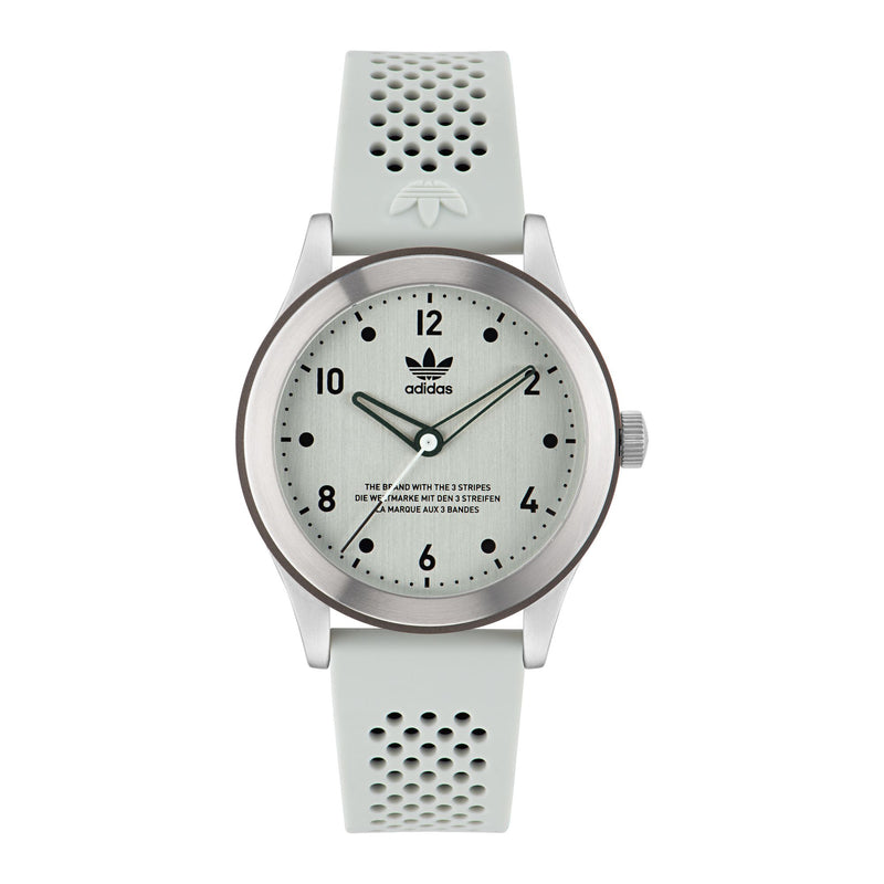 Adidas Originals White Round Dial Quartz Analog Unisex Watch Watch Adidas Originals