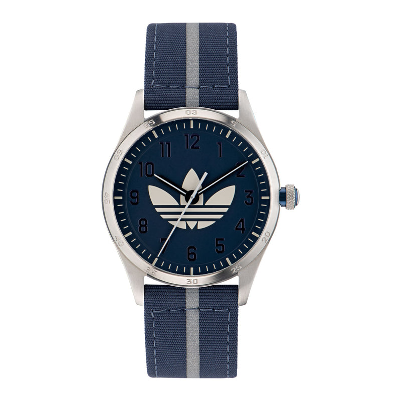 Adidas Originals Blue Round Dial Quartz Analog Unisex Watch Watch Adidas Originals