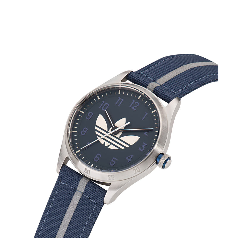 Adidas Originals Blue Round Dial Quartz Analog Unisex Watch Watch Adidas Originals