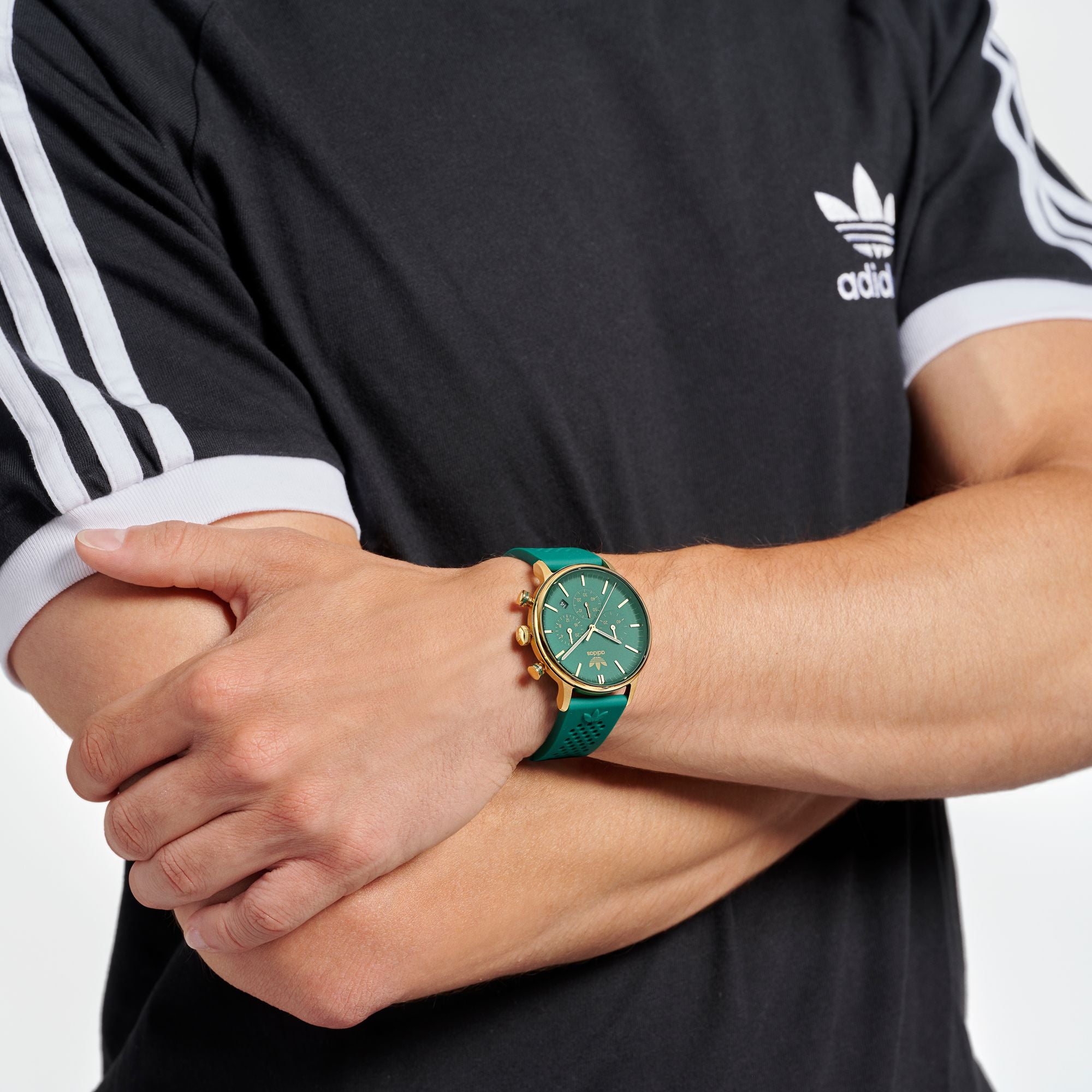 Adidas Originals Green Round Dial Quartz Analog Unisex Watch